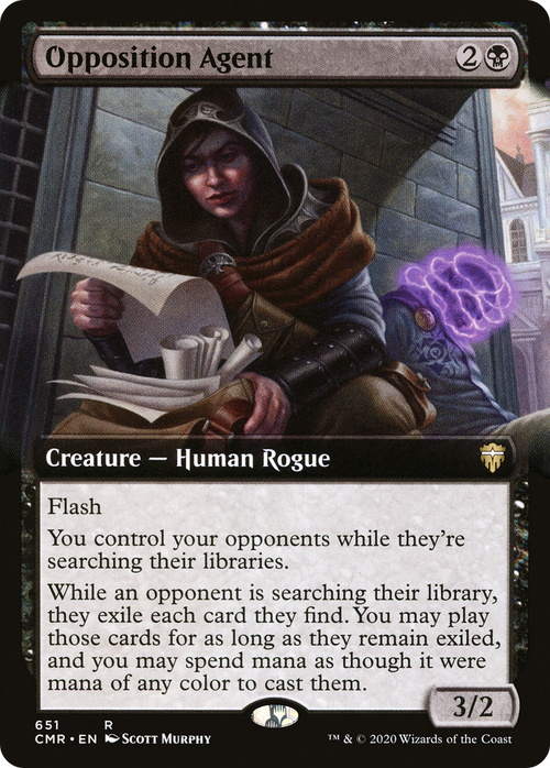 Opposition Agent (Extended Art) (CMR-651) - Commander Legends: (Extended Art)