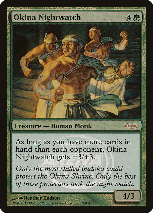Okina Nightwatch (ARENA-007) - Arena League 2005 Foil