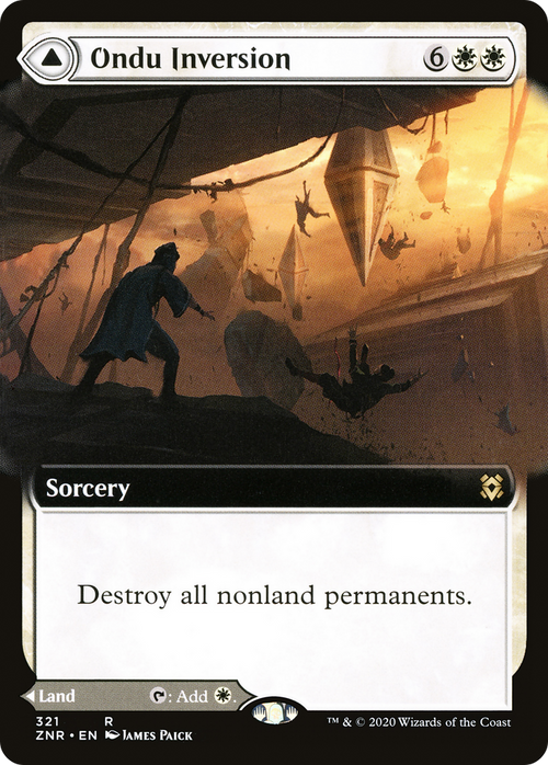Ondu Inversion (Extended Art) (ZNR-321) - Zendikar Rising: (Extended Art)