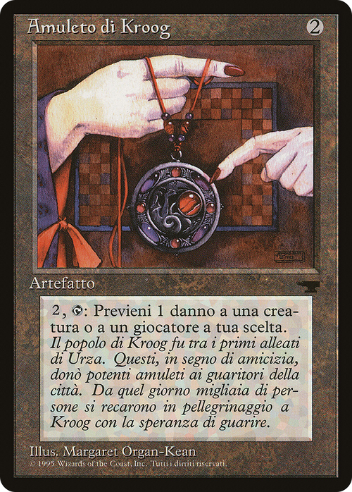 Amulet of Kroog (Italian) - "Amuleto di Kroog" (REN-) - Rinascimento