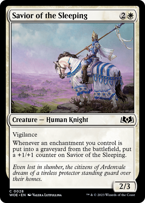 Savior of the Sleeping (WOE-028) - Wilds of Eldraine