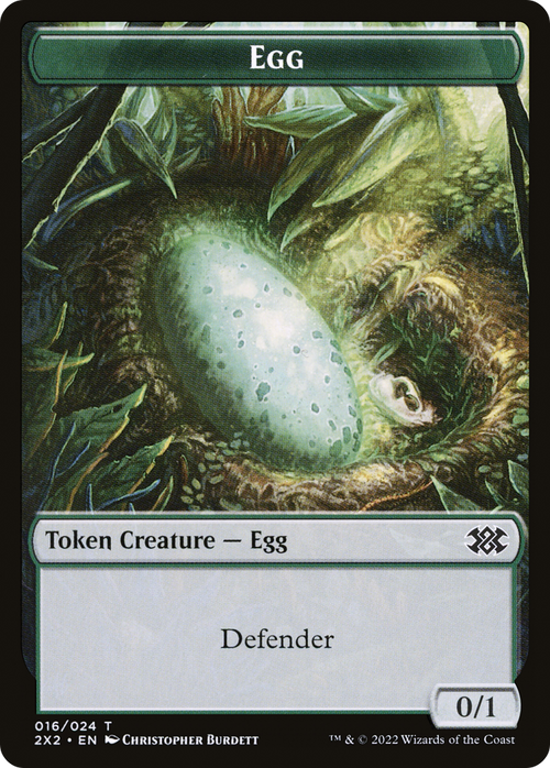 Egg (T2X2-016) - Double Masters 2022 Tokens