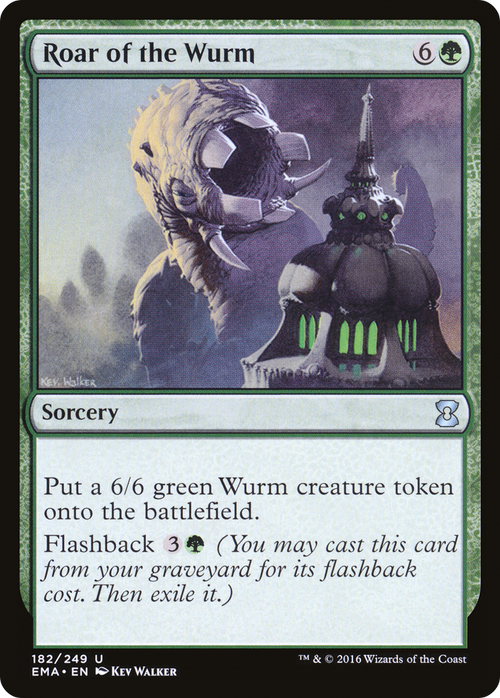 Roar of the Wurm (EMA-182) - Eternal Masters Foil