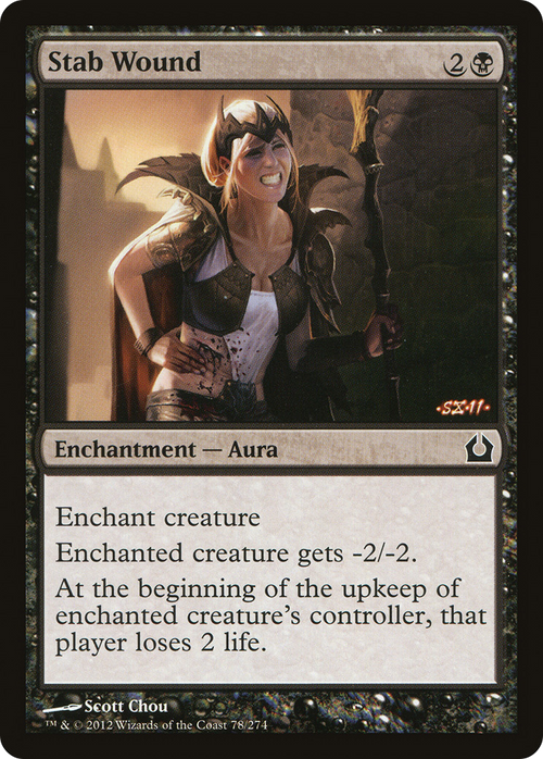 Stab Wound (RTR-078) - Return to Ravnica