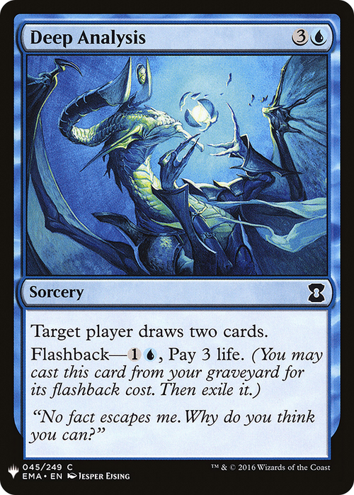 Deep Analysis (LIST-EMA-45) - The List