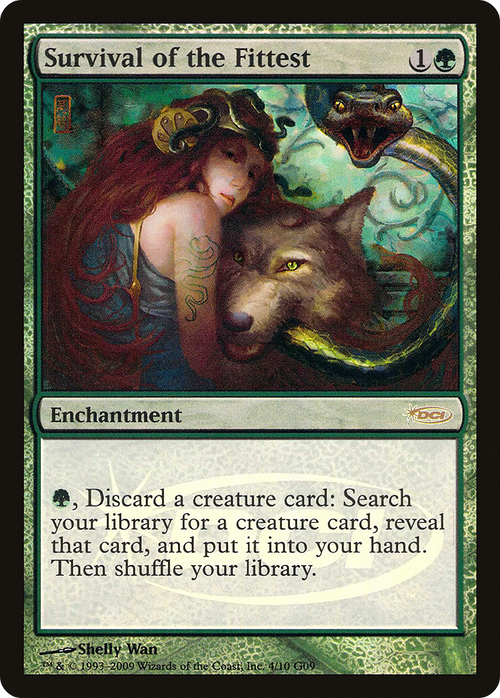 Survival of the Fittest (JDG-004) - Judge Gift Cards 2009 Foil