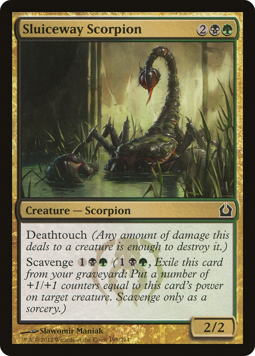Sluiceway Scorpion (RTR-198) - Return to Ravnica Foil