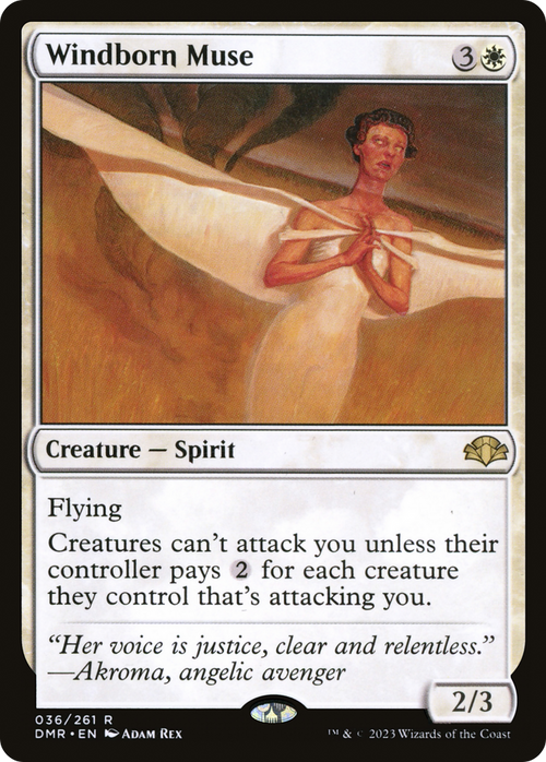 Windborn Muse (DMR-036) - Dominaria Remastered Foil