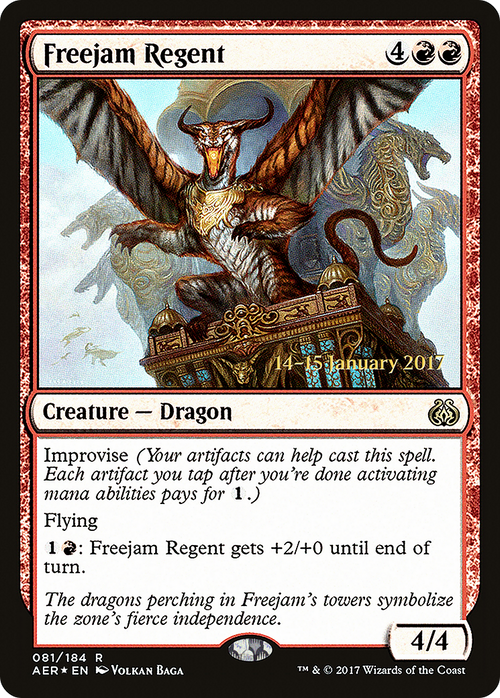 Freejam Regent (PRE-81S) - Aether Revolt Promos Foil