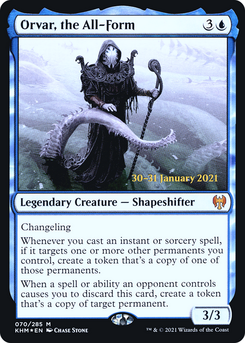 Orvar, the All-Form (PRE-70S) - Kaldheim Promos Foil
