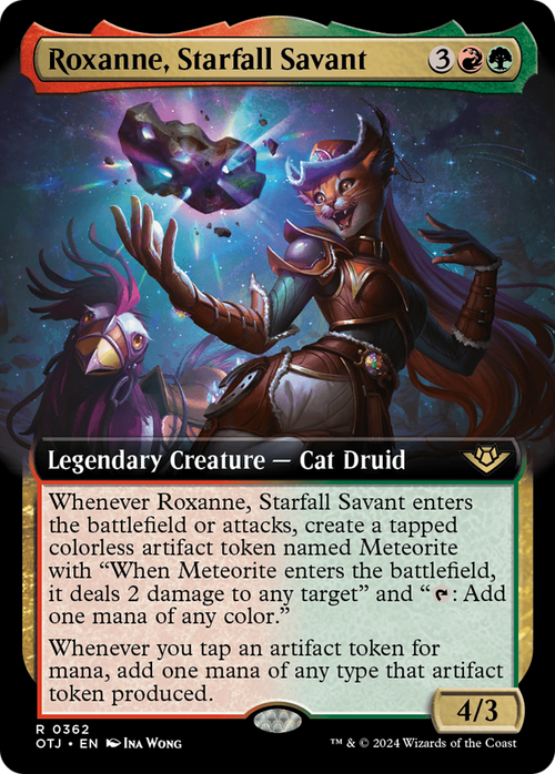 Roxanne, Starfall Savant (Extended Art) (OTJ-362) - Outlaws of Thunder Junction: (Extended Art) Foil