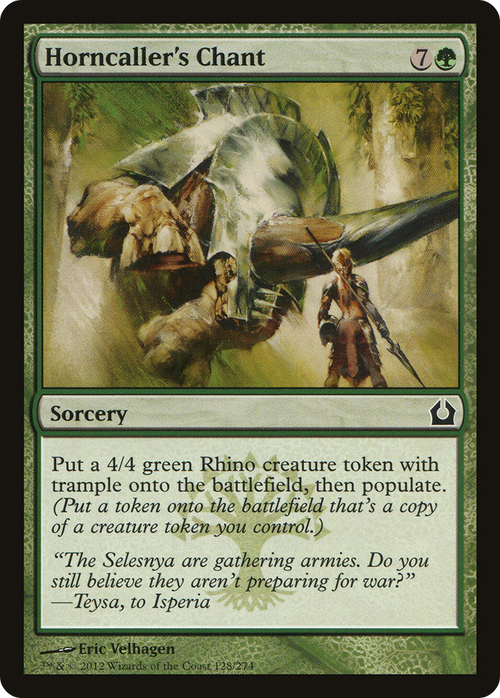 Horncaller's Chant (RTR-128) - Return to Ravnica Foil