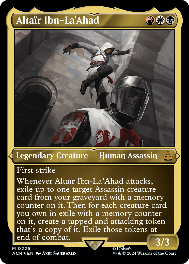 Altair Ibn-La'Ahad (Foil Etched) (ACR-225) - Assassin's Creed Foil