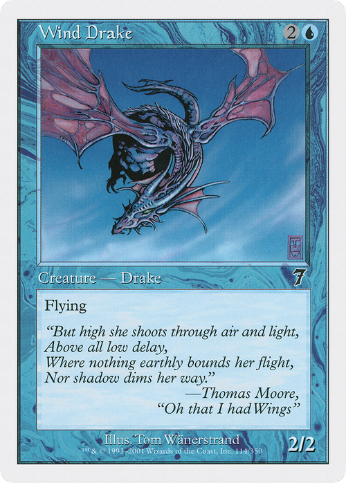 Wind Drake (7ED-114) - 7th Edition Foil