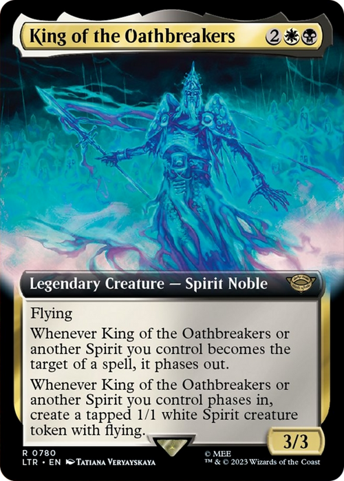 King of the Oathbreakers (Extended Art) (Surge Foil) (LTR-780) - The Lord of the Rings: Tales of Middle-earth: (Extended Art) Foil