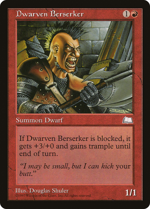 Dwarven Berserker (WTH-) - Weatherlight