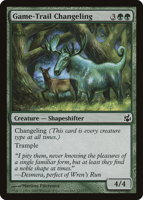 Game-Trail Changeling (MOR-123) - Morningtide Foil