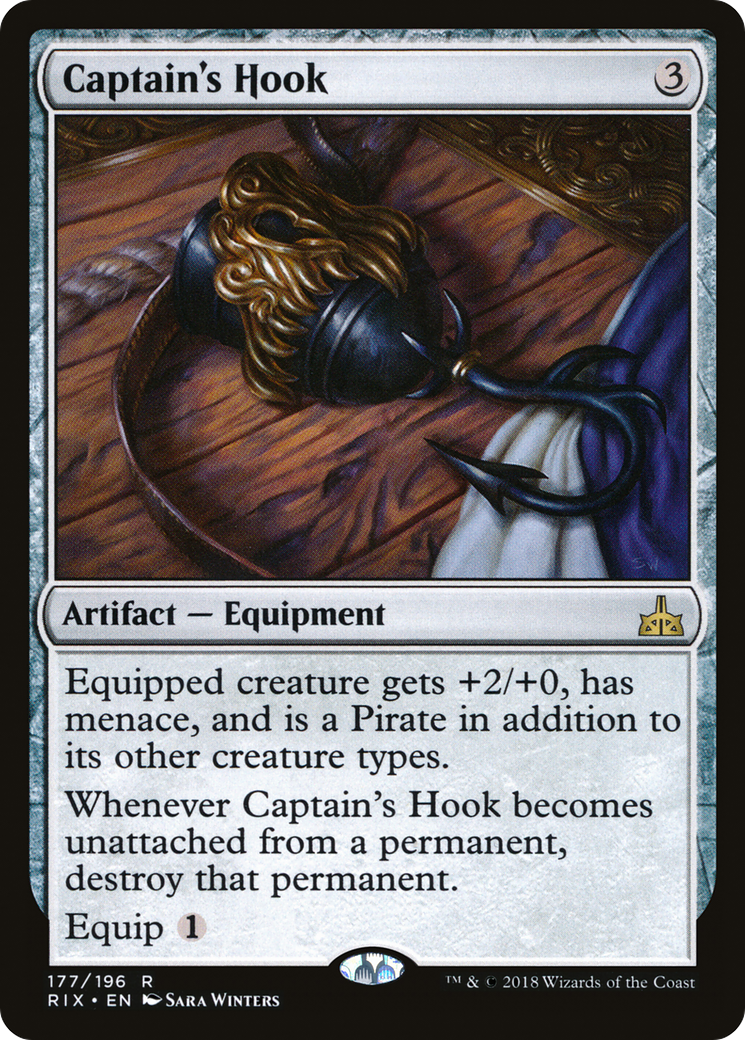 Captain's Hook (RIX-177) - Rivals of Ixalan Foil