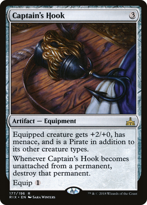 Captain's Hook (RIX-177) - Rivals of Ixalan Foil