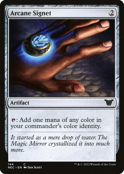 Arcane Signet (NEC-144) - Neon Dynasty Commander