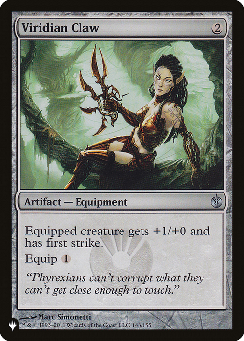 Viridian Claw (LIST-143/155) - The List