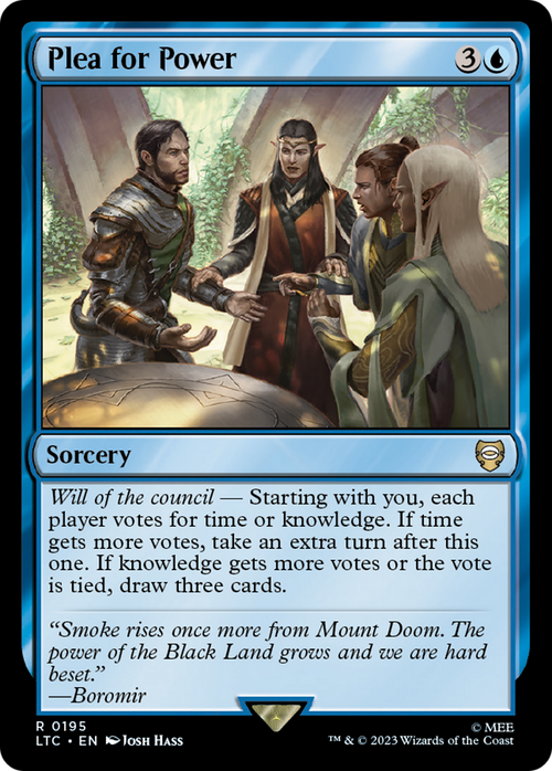 Plea for Power (LTC-195) - Tales of Middle-earth Commander