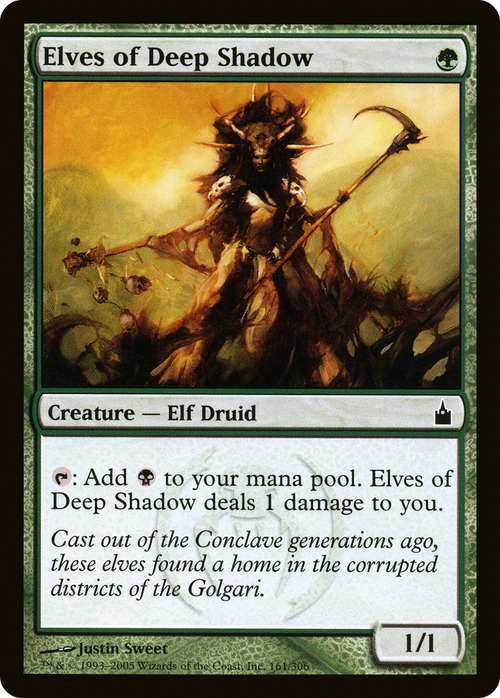 Elves of Deep Shadow (RAV-161) - Ravnica: City of Guilds