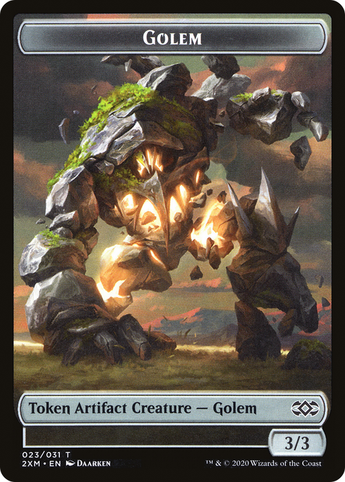 Golem (T2XM-023) - Double Masters Tokens Foil