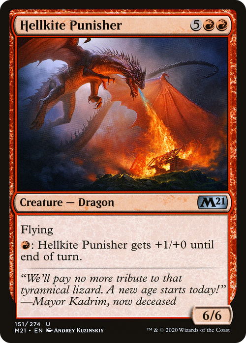 Hellkite Punisher (M21-151) - Core Set 2021 Foil