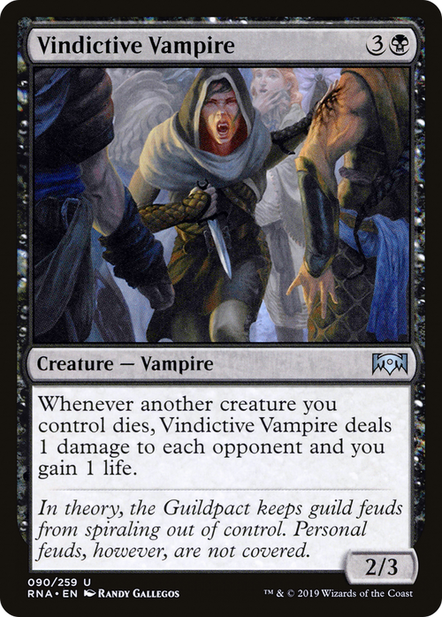 Vindictive Vampire (RNA-090) - Ravnica Allegiance Foil