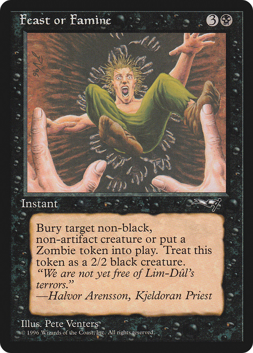 Feast or Famine (Falling into Pit) (ALL-009) - Alliances
