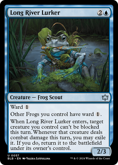 Long River Lurker (BLB-057) - Bloomburrow Foil