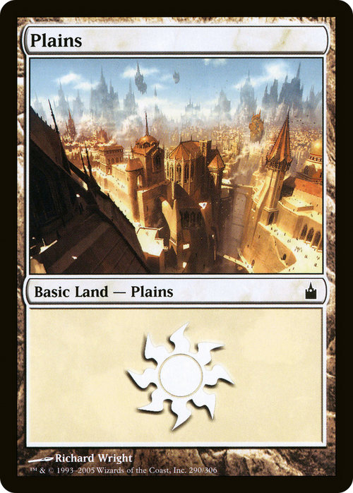 Plains (290) (RAV-290) - Ravnica: City of Guilds Foil