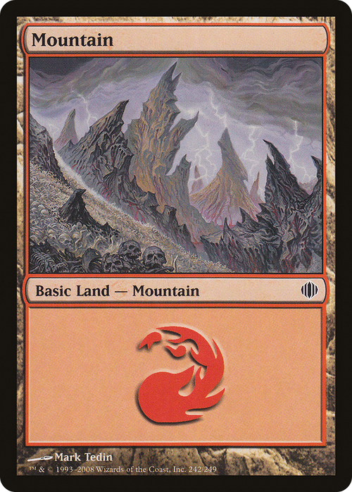 Mountain (242) (ALA-242) - Shards of Alara Foil