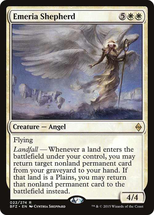 Emeria Shepherd (BFZ-022) - Battle for Zendikar Foil