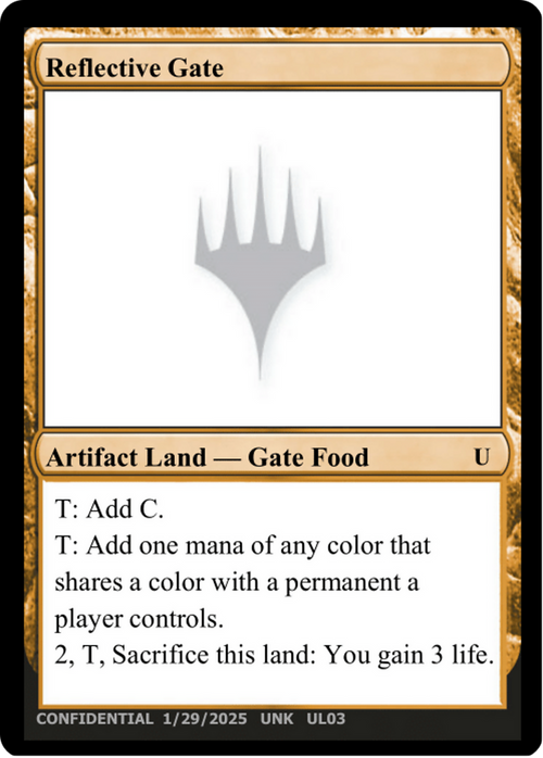 Reflective Gate (UNK-UL03A) - Un-Known Event Playtest Cards