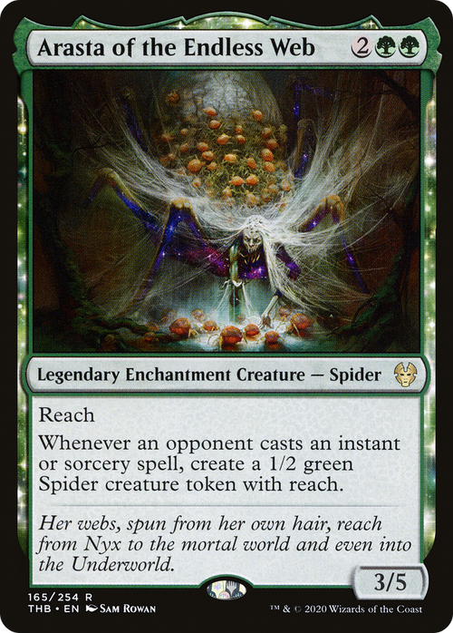 Arasta of the Endless Web (THB-165) - Theros Beyond Death: (enchantment)