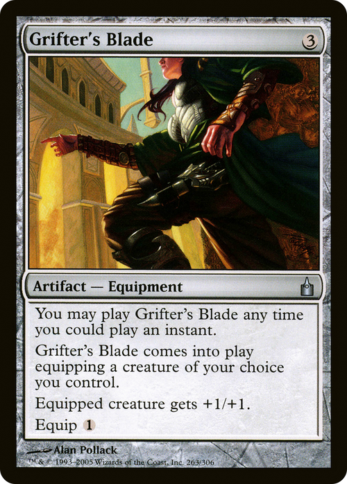 Grifter's Blade (RAV-263) - Ravnica: City of Guilds