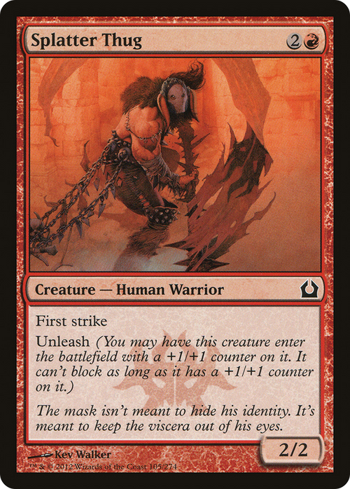 Splatter Thug (RTR-105) - Return to Ravnica Foil