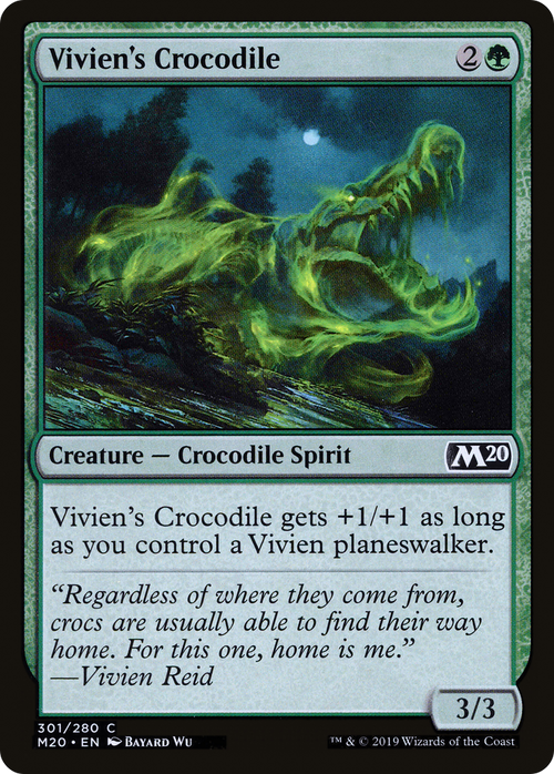 Vivien's Crocodile (M20-301) - Core Set 2020