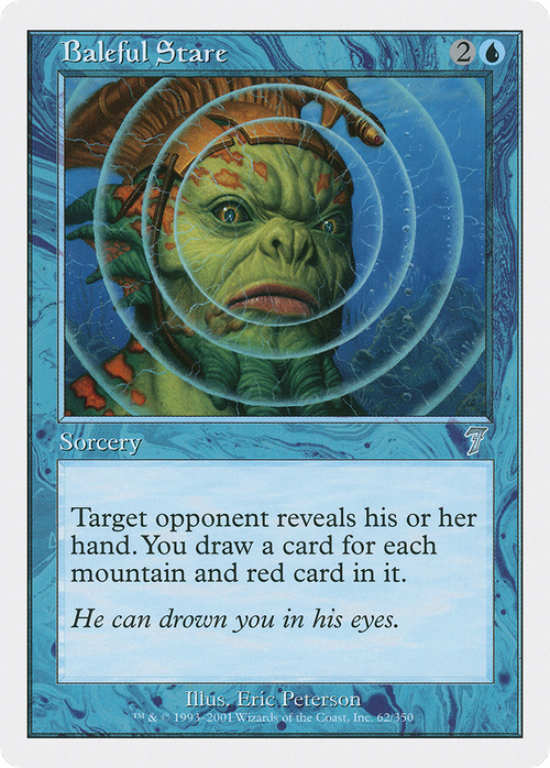 Baleful Stare (7ED-062) - 7th Edition