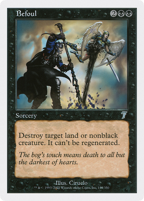 Befoul (7ED-118) - 7th Edition Foil