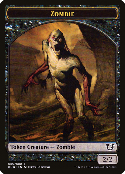 Zombie Token (DDQ-080) - Duel Decks: Blessed vs. Cursed