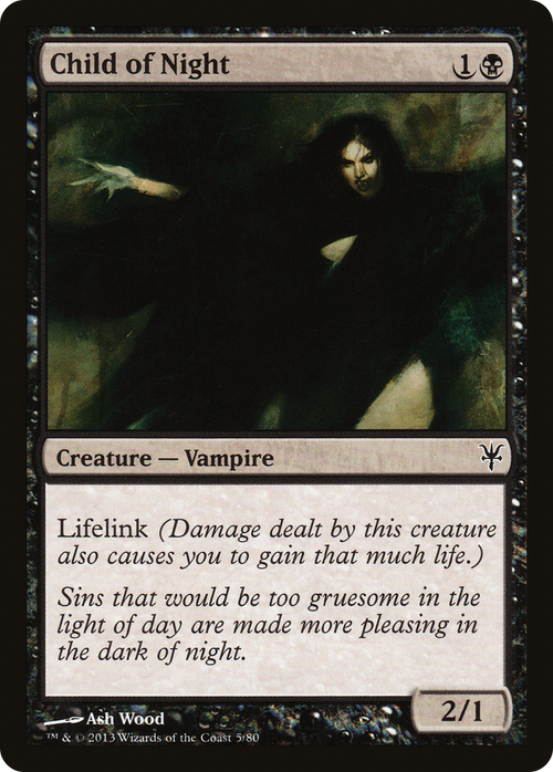 Child of Night (DDK-005) - Duel Decks: Sorin vs. Tibalt