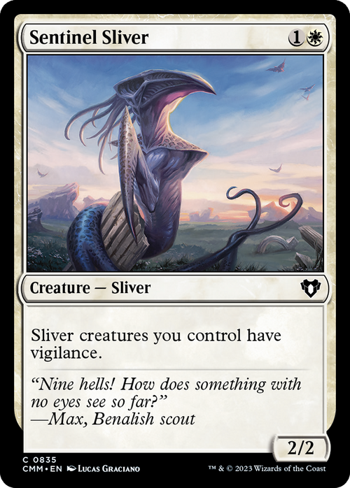 Sentinel Sliver (CMM-835) - Commander Masters