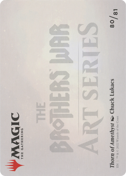 Thorn of Amethyst // Thorn of Amethyst (ABRO-080) - The Brothers' War Art Series (Borderless)