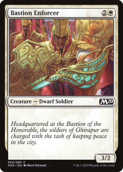 Bastion Enforcer (M20-303) - Core Set 2020