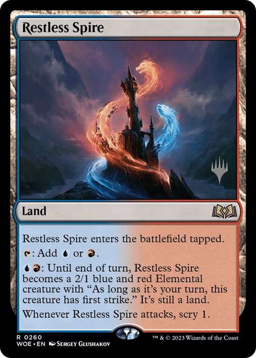 Restless Spire (PPWOE-260) - Wilds of Eldraine Promos Foil