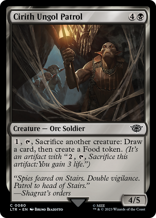 Cirith Ungol Patrol (LTR-080) - The Lord of the Rings: Tales of Middle-earth Foil