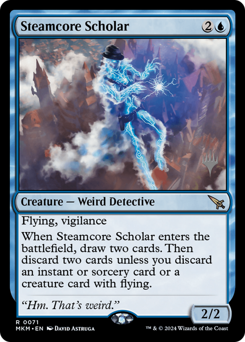 Steamcore Scholar (PPMKM-071) - Murders at Karlov Manor Promos Foil
